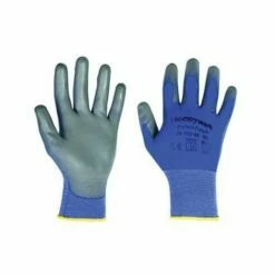 Honeywell 2400260 Perfect Poly Palm-side Coated Blue/Grey Gloves - Size 9