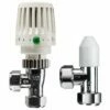 Honeywell VTL120-15A 15mm TRV Thermostatic Radiator Valve Angled & Lockshield