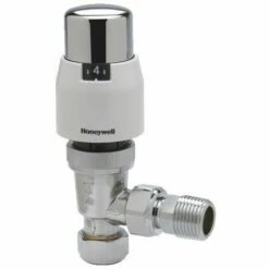 Honeywell VT200E 15MM Classic Chrome Angled Thermostatic Radiator Valve TRV