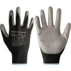 Honeywell 2400251 Perfect 3/4 Coated Black/Grey Gloves - Size 7