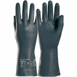 HONEYWELL Gant De Protection Chimique Nitopren 717 Taille 10 Gris Foncé EN 388 EN 374 Cat